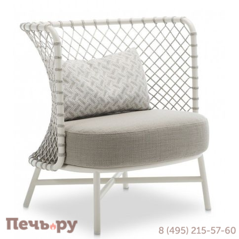 Кресло плетеное с подушками Robertirattan Charme ROB/4381/81CUх1 фото 8