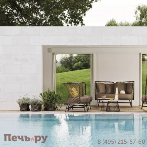 Кресло плетеное с подушками Robertirattan Charme ROB/4381B/81CUх1 фото 3