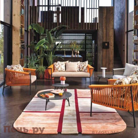 Кресло плетеное с подушками Robertirattan Corolle фото 4