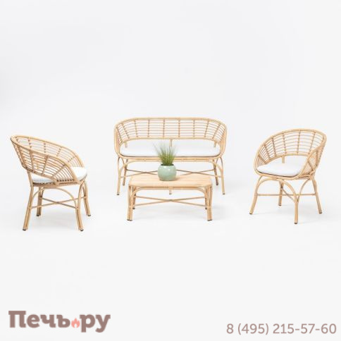 Кресло плетеное с подушками RosaDesign Coconut фото 3