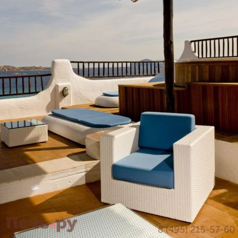 Кресло плетеное с подушкой DFN Bahia фото 2