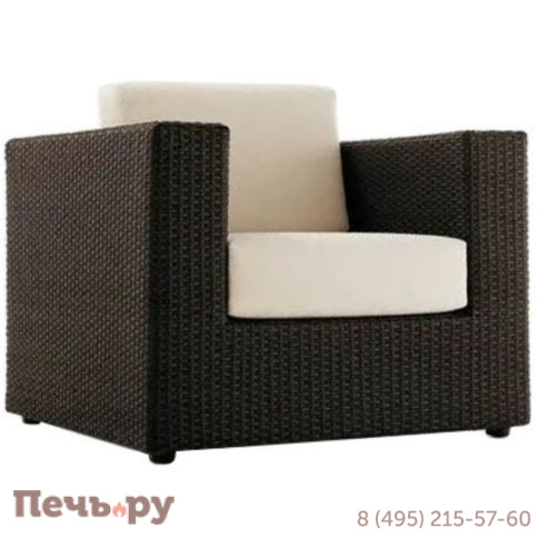 Кресло плетеное с подушкой DFN Bahia фото