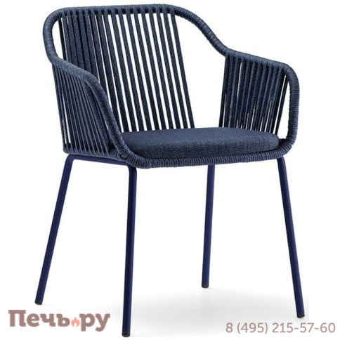 Кресло плетеное с подушкой Pedrali Babila Twist фото