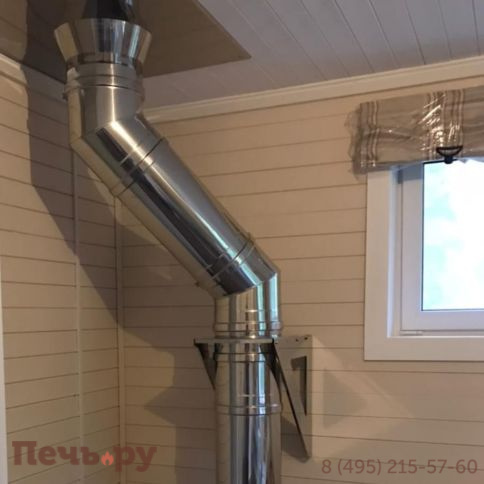 Кронштейн опоры  V50R OKvXX0 500х500 с изоляцией Вулкан 115мм (AISI 321 0.5мм + AISI 304 0.5мм) фото 2