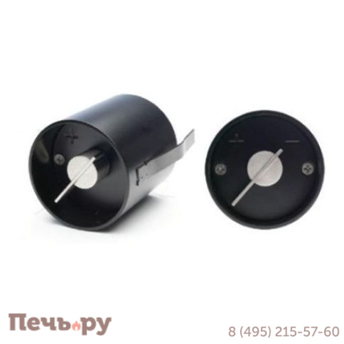 Круглые шиберные ручки из нержавеющей стали Ø 65 мм углубленные фото 2