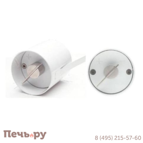 Круглые шиберные ручки из нержавеющей стали Ø 65 мм углубленные фото