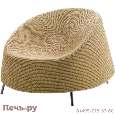 Лаунж-кресло плетеное Paola Lenti Afra фото