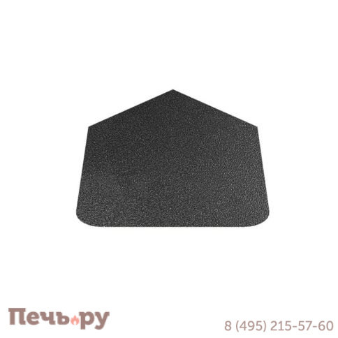 Лист напольный угловой Везувий 1095х700х1,5 R100 антрацит фото