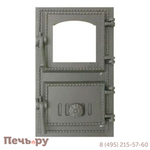 Люк топки SVT 431 герметичный, со стеклом фото