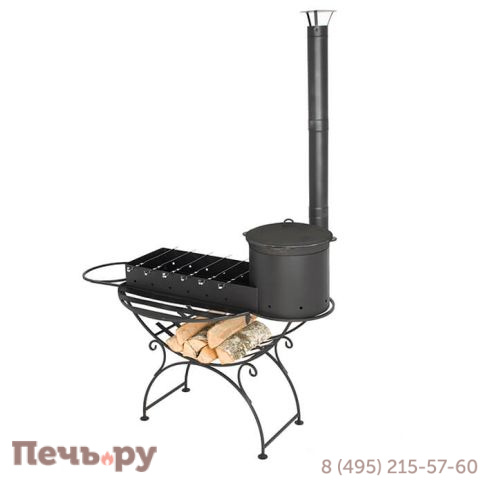 Мангал Везувий Удачный 8 (без казана) 2022 фото