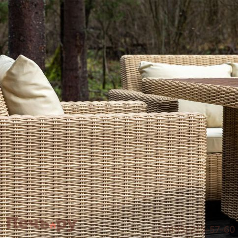 Кресло Gardeck Mokka Bella, соломенный фото 5