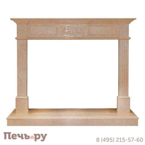 Мраморный портал Continental Lada YII, c адапт. пластинами, Gallala Beige фото