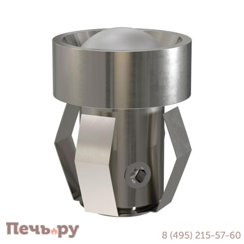 Набор насадок Cariitti CR-07 6 шт, хром, линза матовая фото