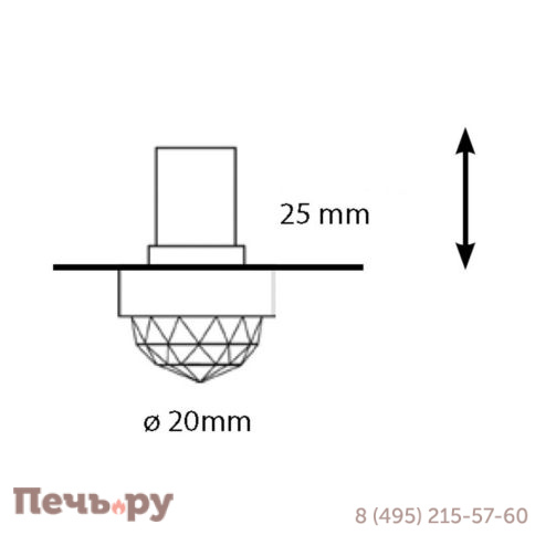 Набор насадок Cariitti CR-20 3 шт, хром фото 4