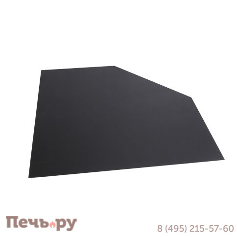 Напольный лист угловой Везувий Black 1100x1100x0,5 фото