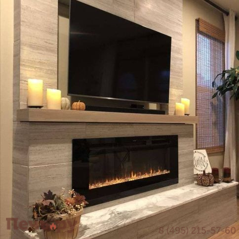 Настенный биокамин SappFire Mercury 1800 Black фото 3