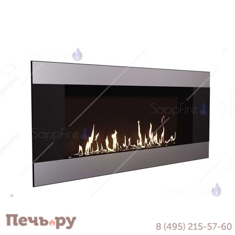 Настенный биокамин SappFire Mercury Horizontal 1500 фото
