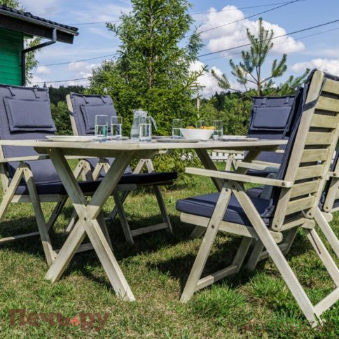 Обеденный комплект Royal Family CAMILLA белого цвета фото 3