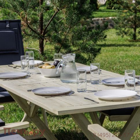 Обеденный комплект Royal Family CAMILLA белого цвета фото 4