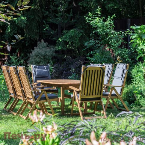 Обеденный комплект Royal Family KIMBERLY на 6 персон(овальный стол) фото 3