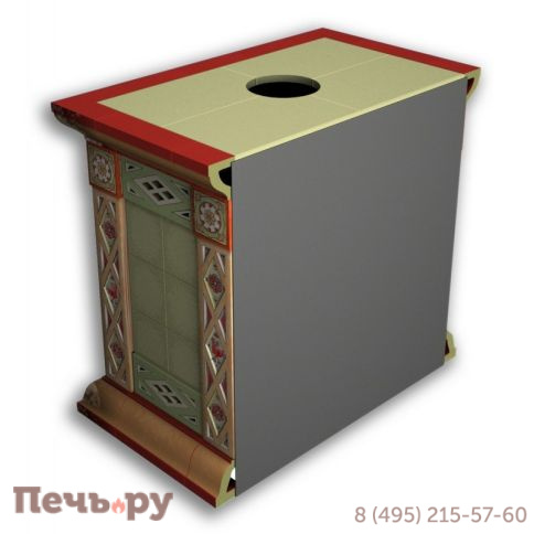 Облицовка камина КимрПечь Билибин пристенный художественный фото 7