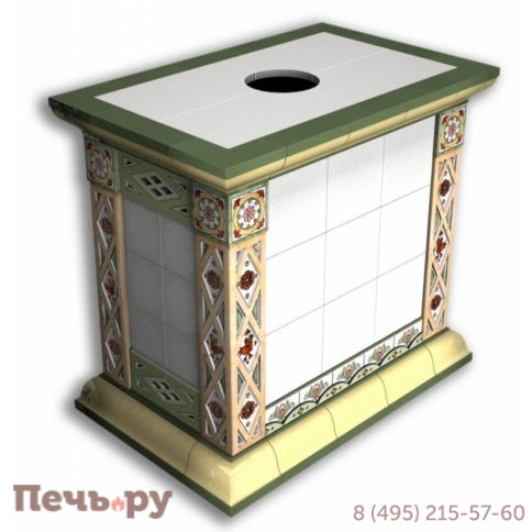 Облицовка камина КимрПечь Билибин центральный художественный фото 8