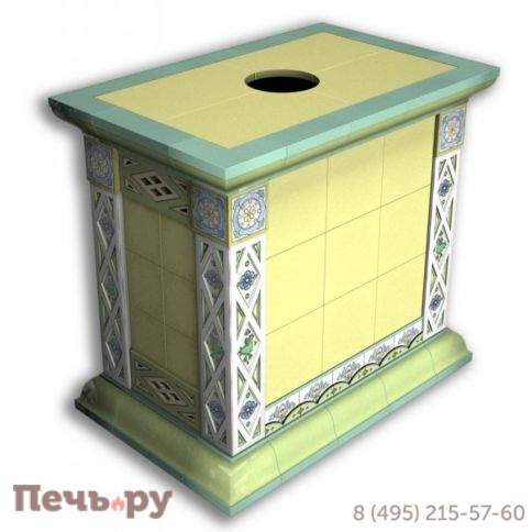 Облицовка камина КимрПечь Билибин центральный художественный фото 9