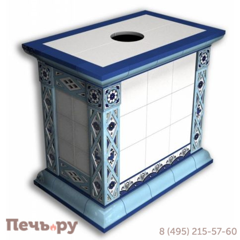 Облицовка камина КимрПечь Билибин центральный художественный фото 10