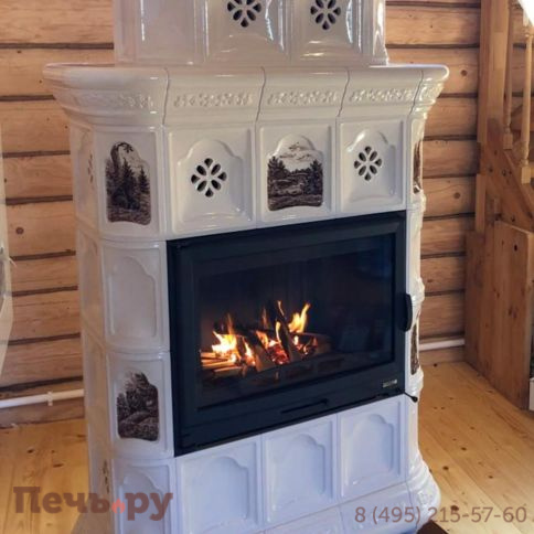 Облицовка камина КимрПечь Истра пристенный-двухъярусный фото 16