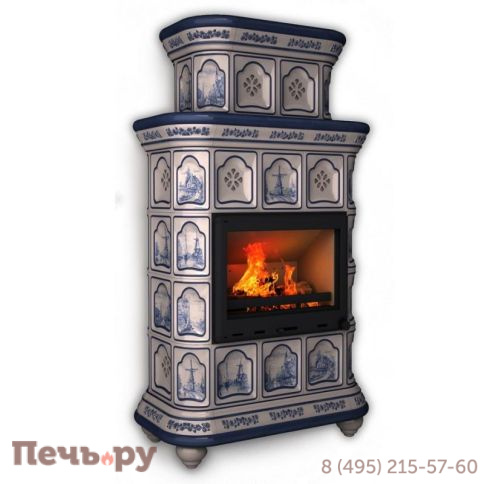 Облицовка камина КимрПечь Истра центральный-двухъярусный для топок 600 фото