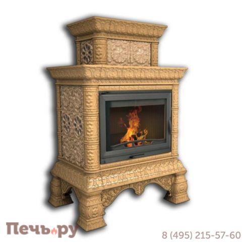 Облицовка камина КимрПечь Кострома центральный-двухъярусный фото 19