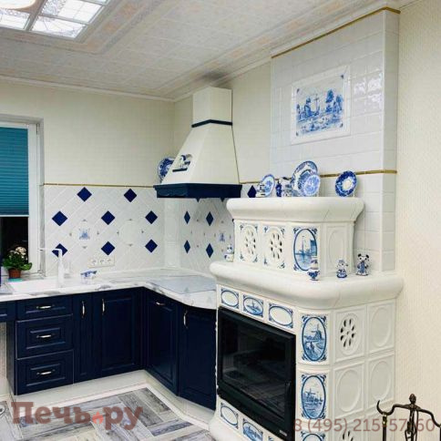 Облицовка камина КимрПечь Медальон пристенный-двухъярусный фото 18