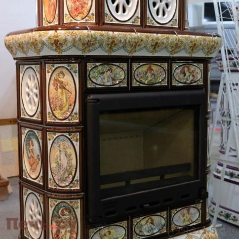 Облицовка камина КимрПечь Медальон центральный-двухъярусный для топок 600 фото 17