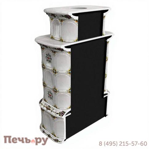 Облицовка камина КимрПечь Прованс с дровником двухъярусный пристенный фото 19