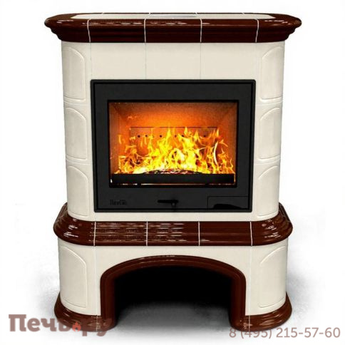 Облицовка камина КимрПечь Прованс с дровником центральный фото 18