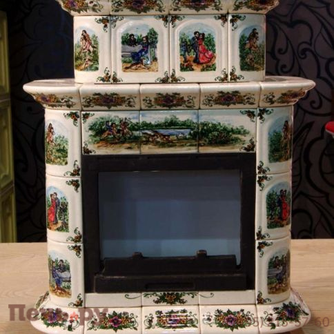 Облицовка камина КимрПечь Прованс центральный-двухъярусный фото 18