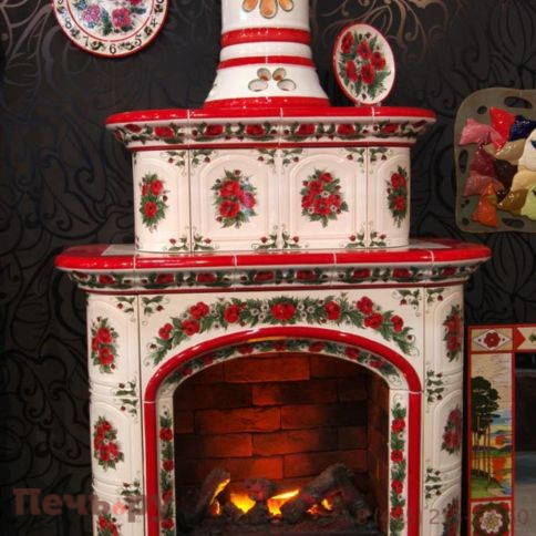 Облицовка камина КимрПечь Прованс центральный-двухъярусный фото 19