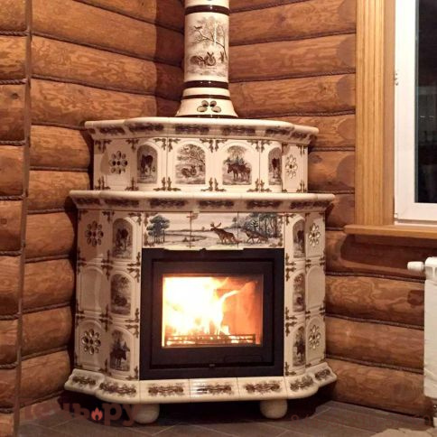 Облицовка камина КимрПечь Прованс угловой-двухъярусный фото 14