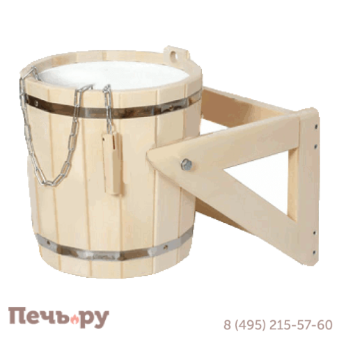 Обливное устройство 15л. Липа с нержавеющей вставкой ОН-15  фото