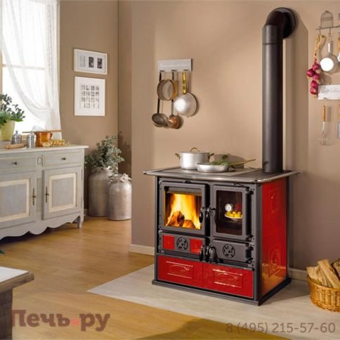 Отопительно-варочная печь La Nordica Rosa Reverse 2.0 Ceramica Liberty фото 4