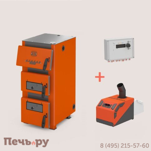 Отопительный котел Теплодар Куппер Про - 16 (2.0) с пеллетной горелкой фото 2