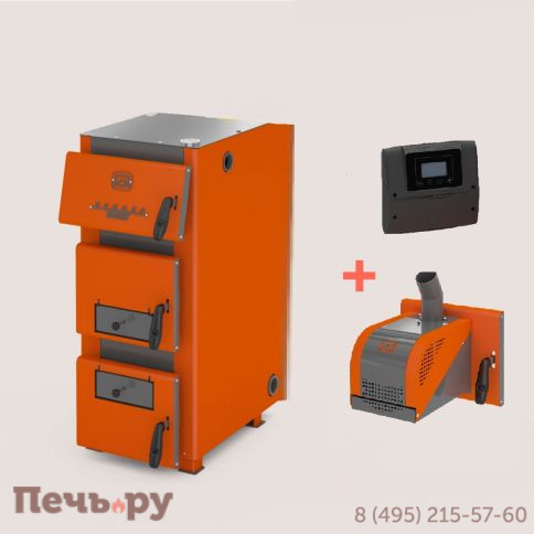 Отопительный котел Теплодар Куппер Про - 22 (2.0) с пеллетной горелкой фото