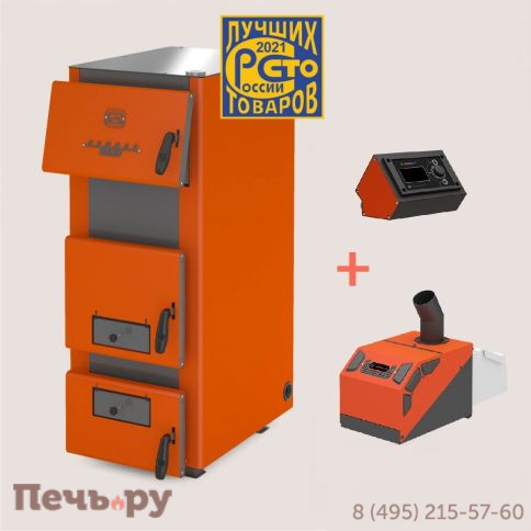 Отопительный котел Теплодар Куппер Про - 36 (2.0) с пеллетной горелкой фото