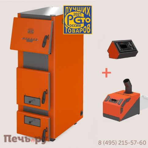 Отопительный котел Теплодар Куппер Про - 42 (2.0) с пеллетной горелкой фото