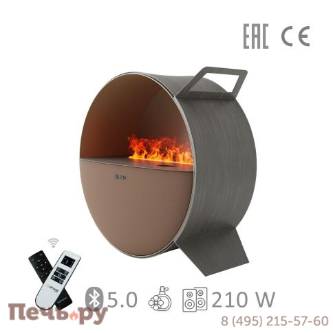 Паровой камин Airtone с аудиосистемой Unio фото 4