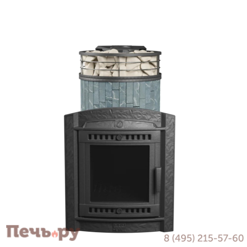 Печь банная Прометалл Атмосфера L ламель + сетка с тоннелем фото 22