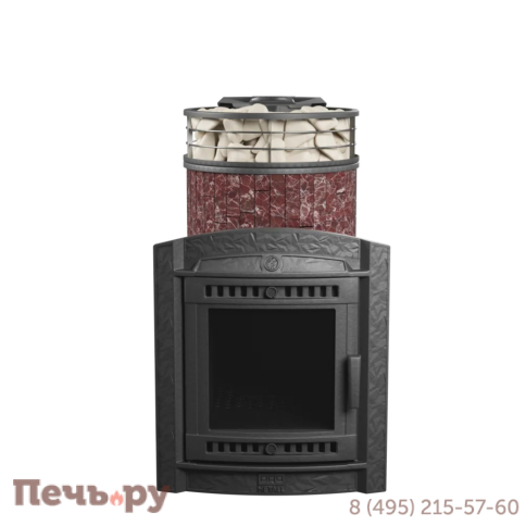 Печь банная Прометалл Атмосфера L ламель + сетка с тоннелем фото 23