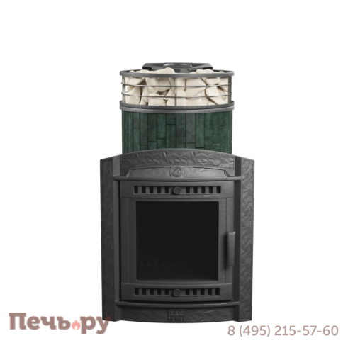 Печь банная Прометалл Атмосфера L ламель + сетка с тоннелем фото 25