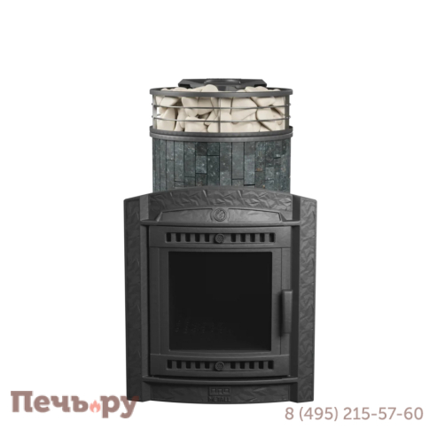 Печь банная Прометалл Атмосфера L ламель + сетка с тоннелем фото 26