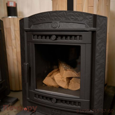 Печь банная Прометалл Атмосфера L в облицовке наборные ламели фото 32